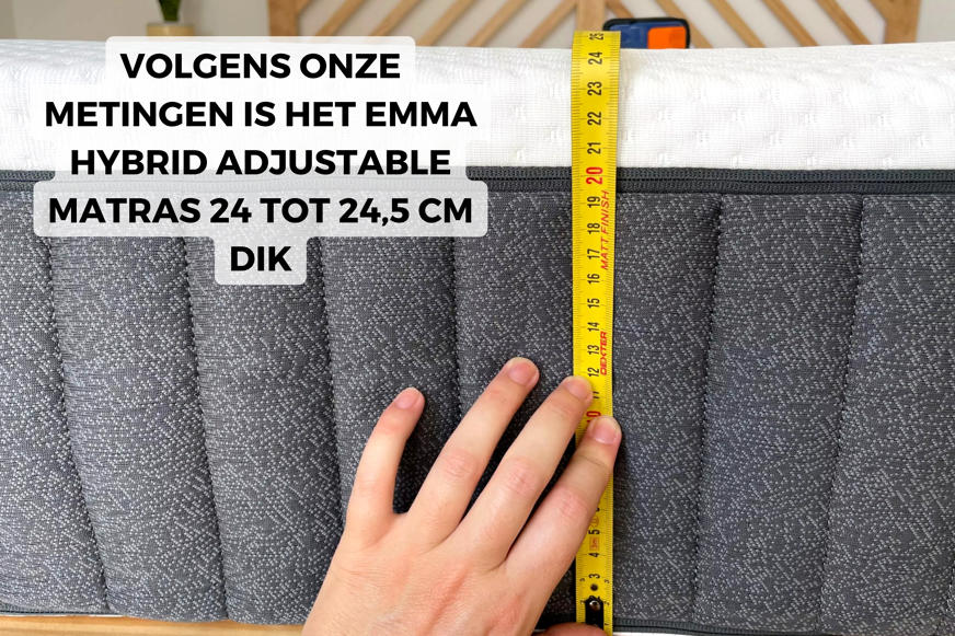 emma hybrid adjustable matras dikte